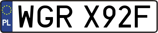 WGRX92F