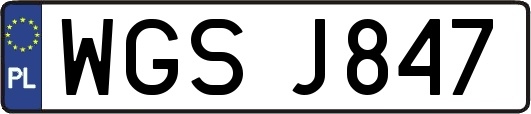WGSJ847