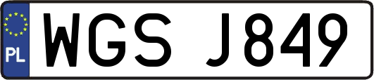 WGSJ849