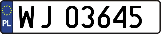 WJ03645