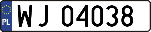 WJ04038