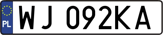 WJ092KA