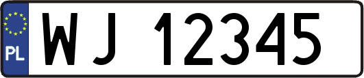 WJ12345