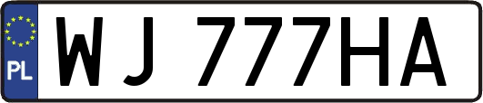WJ777HA