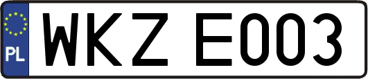 WKZE003