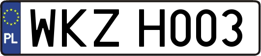 WKZH003