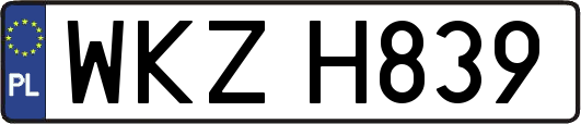 WKZH839