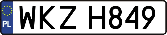 WKZH849