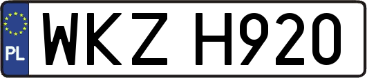 WKZH920