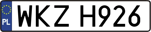 WKZH926
