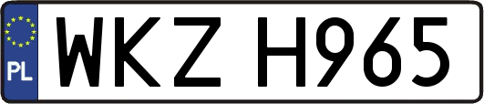 WKZH965