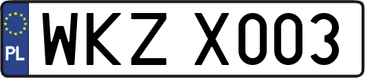 WKZX003