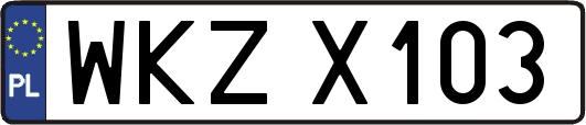 WKZX103