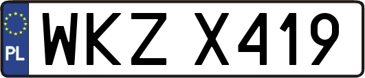 WKZX419