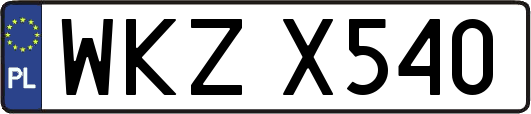 WKZX540