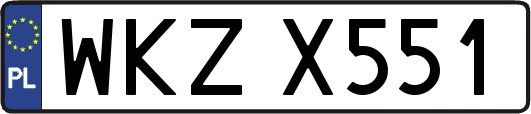 WKZX551