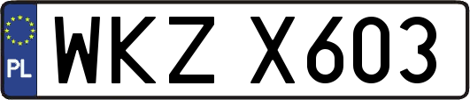 WKZX603