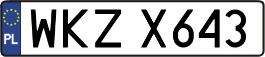 WKZX643