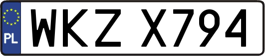 WKZX794