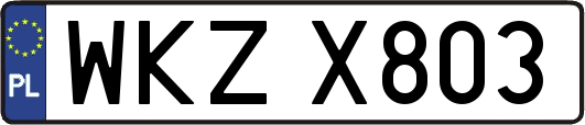 WKZX803
