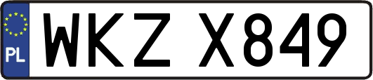 WKZX849