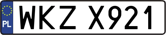 WKZX921