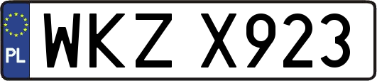 WKZX923