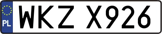 WKZX926