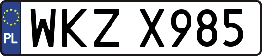 WKZX985