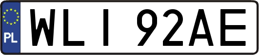 WLI92AE
