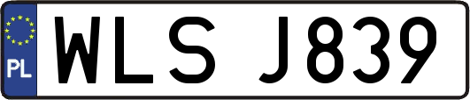 WLSJ839