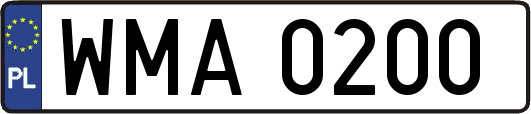 WMA0200