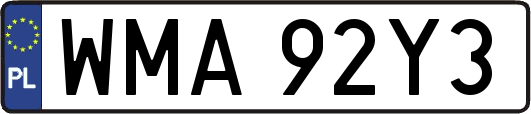 WMA92Y3