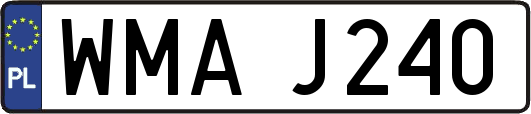 WMAJ240