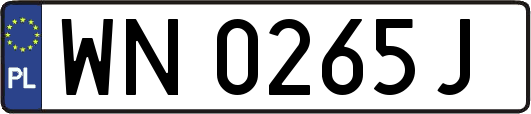 WN0265J