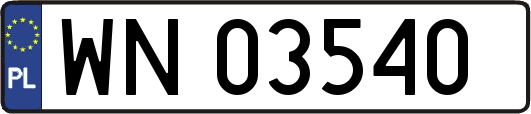 WN03540