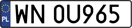 WN0U965