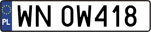 WN0W418