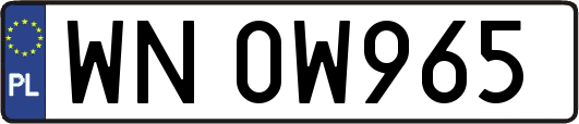 WN0W965