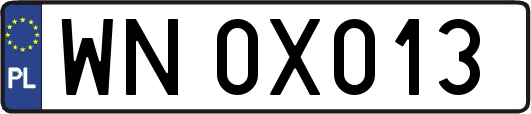 WN0X013