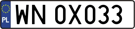 WN0X033