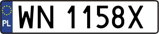 WN1158X