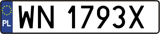 WN1793X