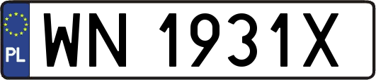 WN1931X