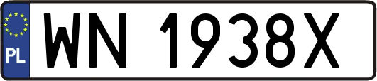 WN1938X