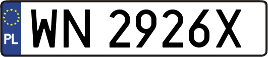 WN2926X