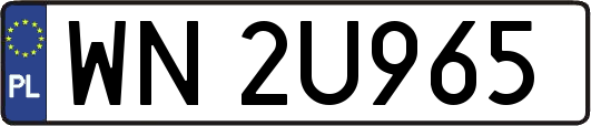 WN2U965
