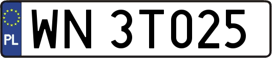 WN3T025