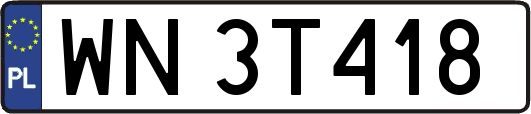 WN3T418