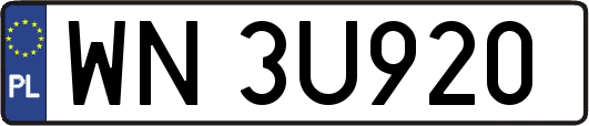 WN3U920